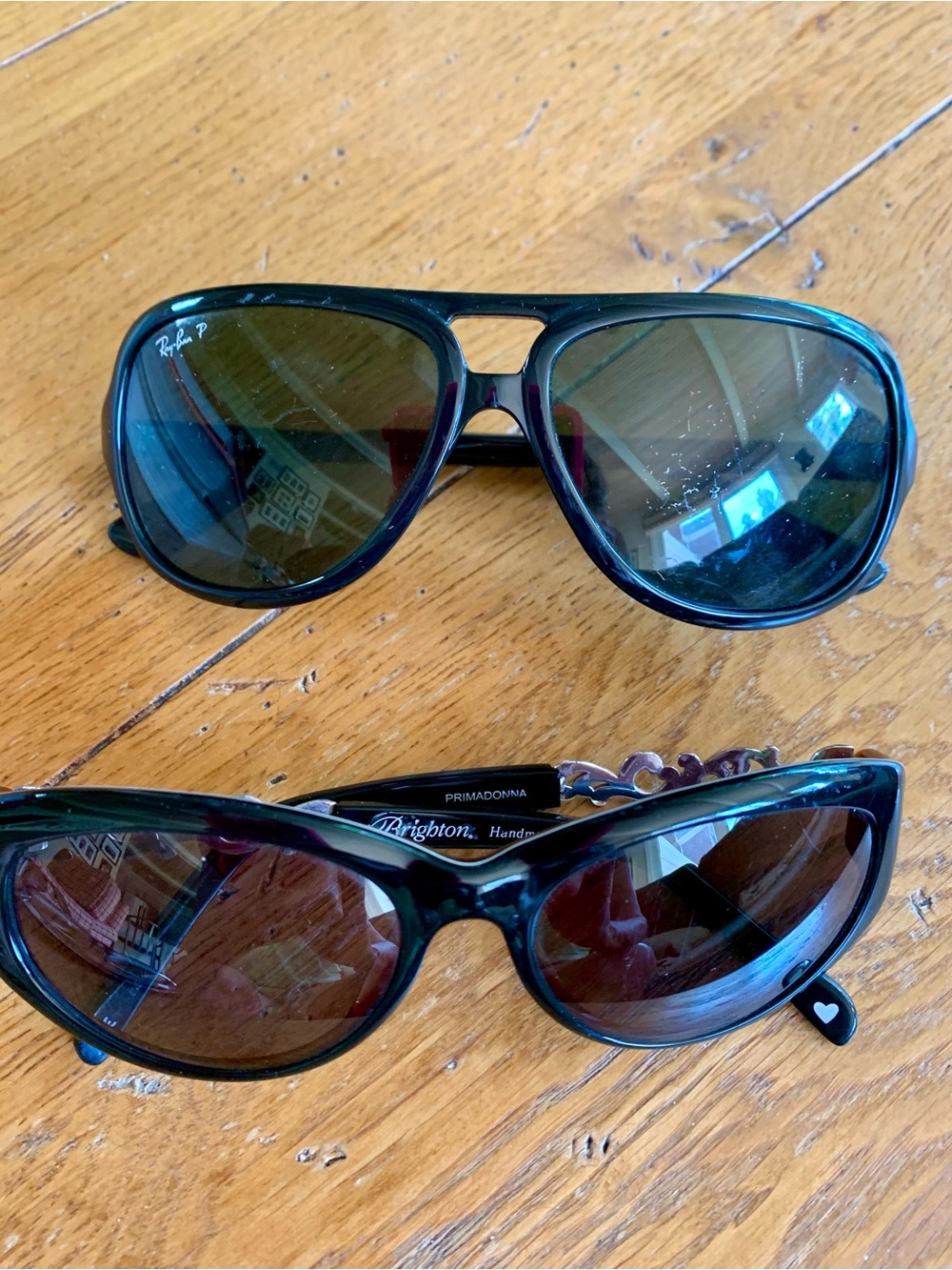 Ray-Ban Black Aviator Sunglasses & Brighton Sunglasses